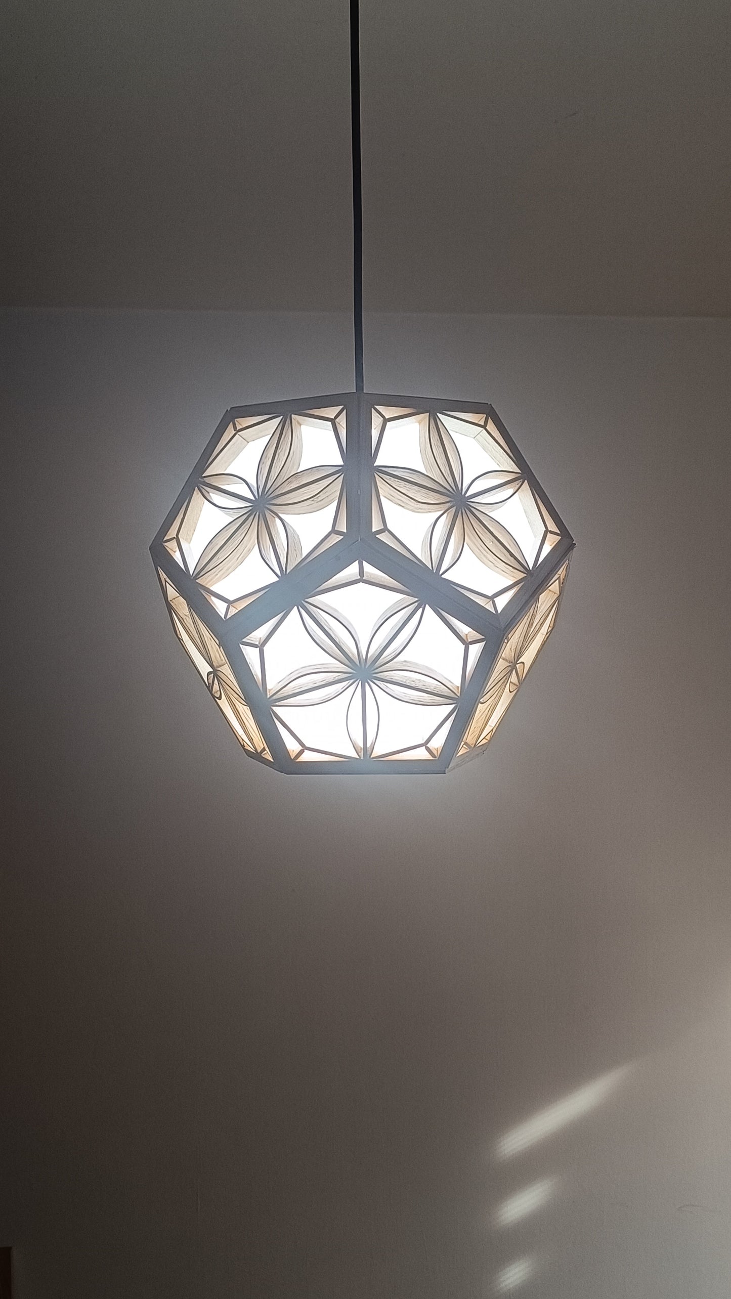 Klosz do lampy wiszącej kumiko